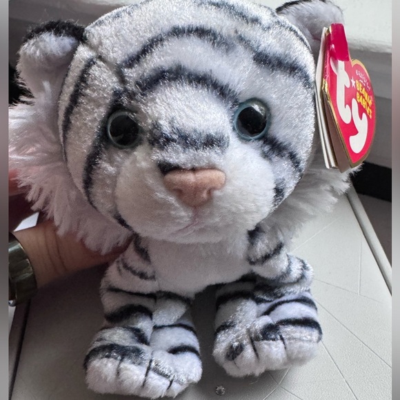 🐯✨ RARE 2007 Ty Beanie Baby “Teegra” – White Tiger – Mint with Tags! ✨🐯 - Picture 5 of 15